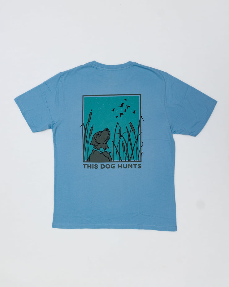 This Dog Hunts SS Tee is perfect for a dog who loves to hunt. Made from a Peruvian cotton blend, this short sleeve tee offers comfort and style for your furry friend.
