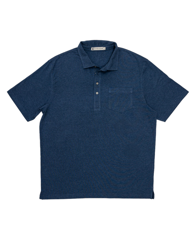 The men's blue Magnolia Polo shirt.
Product Name: Magnolia Polo