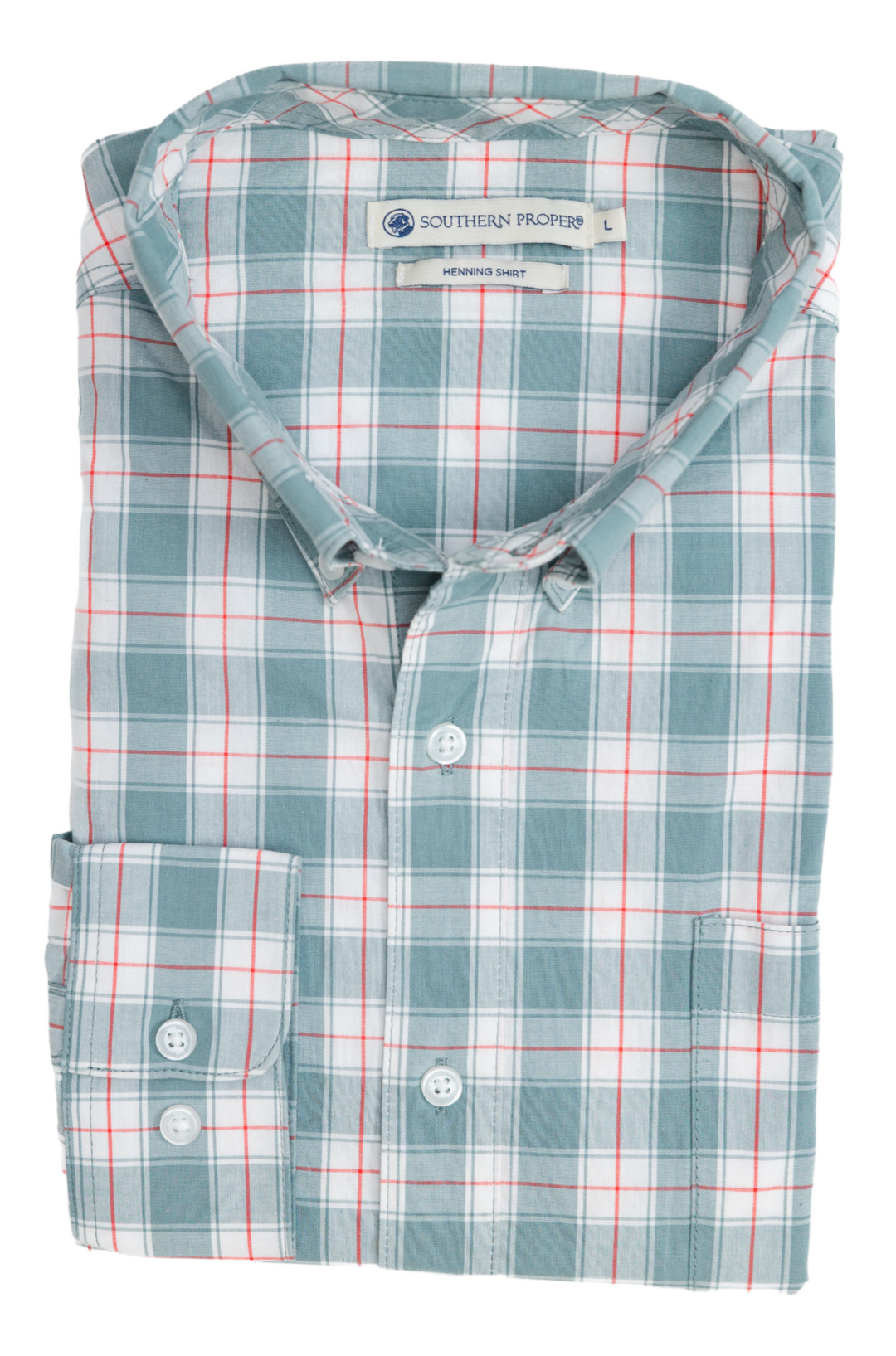 southern dress shirts Southern Marsh Van Buren Navy & Burnt Taupe Dress Shirt