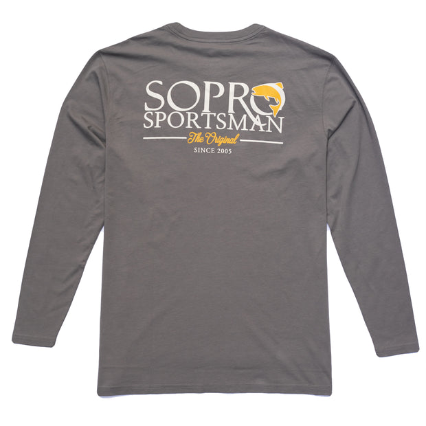 SoPro Sportsman LS Tee with printed logo.