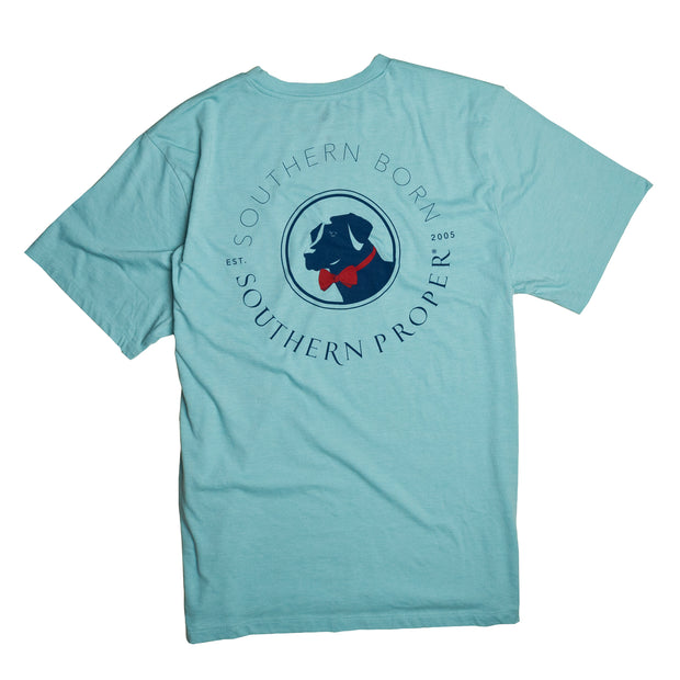 A Southern Born SS Tee with a printed logo of a dog on it.