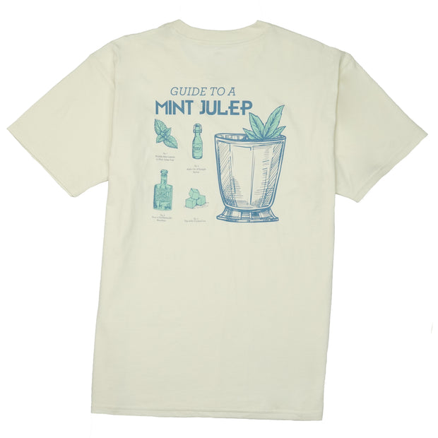 Southern Proper - Guide to a Mint Julep Tee: Papyrus