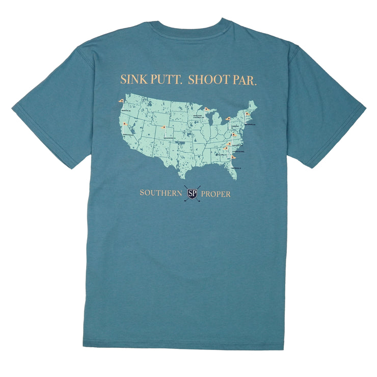 Southern Proper - Sink Putt. Shoot Par. Tee: Blue Shadow