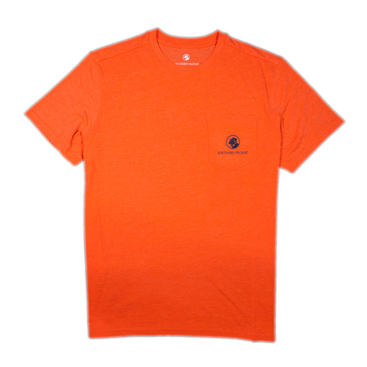 A men's Original Logo PA Pattern - SS Tee made from soft Peruvian cotton blend with a printed logo on the front.