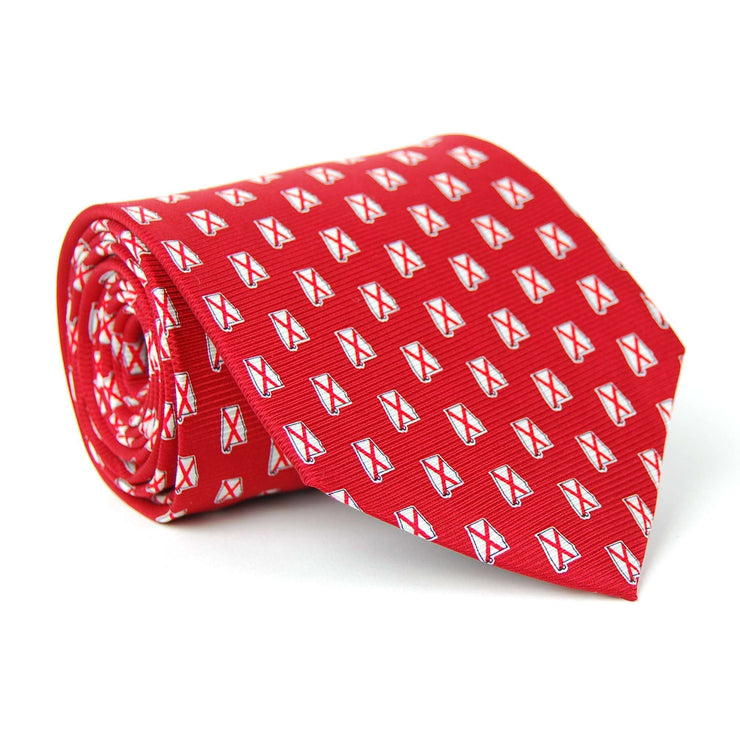 Southern Proper - Alabama Traditional  Tie: Red