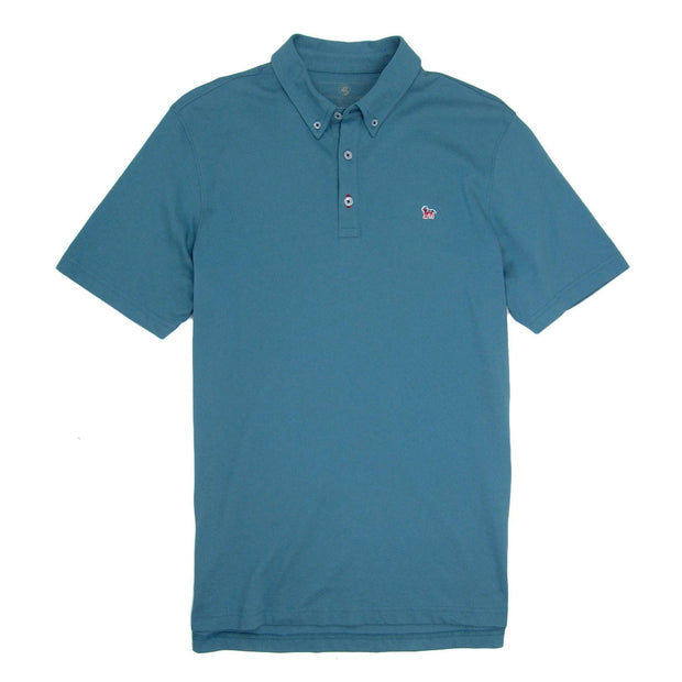Southern Proper - Party Animal Polo - Blue Stone