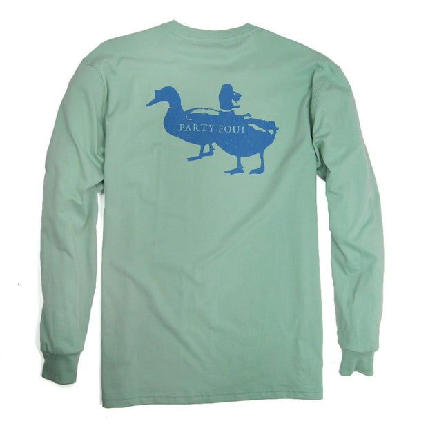 Southern Proper - Party Foul Tee - Silt Green