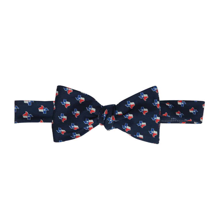 Southern Proper - Texas Traditional Bow tie: Navy (More Colors Available)